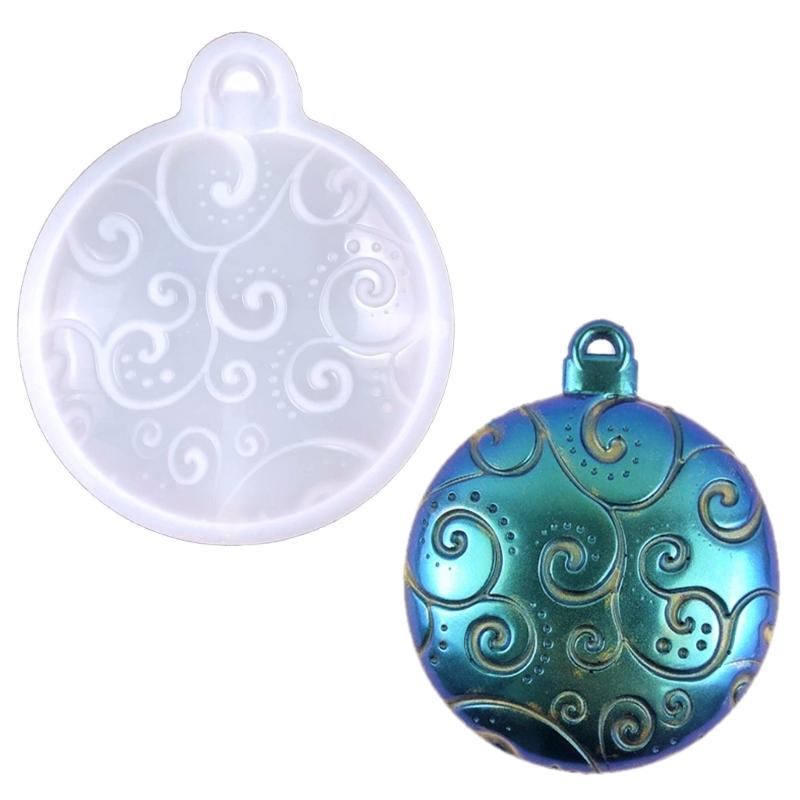 3 Styles DIY Christmas Series Keychain Silicone Epoxy Mold DIY Necklace Pendant Jewelry Crafting Mold for Christmas Gift