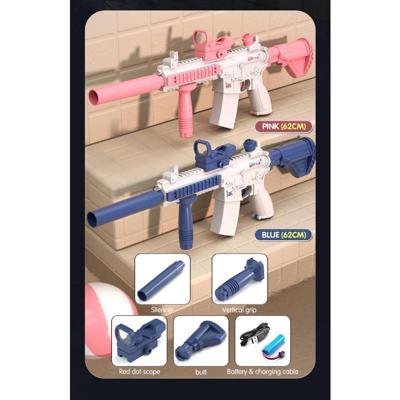 Sommer Vollautomatische Elektrische Wasserpistole Wiederaufladbar Langreichweitig Dauerfeuer Weltraum Party Spiel Spritzen Kinderspielzeug Jungengeschenk