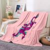 Chinesischer Drache, weicher Plüsch, Sofabett-Überwurf, Cartoon-Motiv, moderner Flanell-Deckenbezug, bedruckt, Bettdecke, Geschenk, Picknick-Decken
