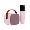 Mini Karaoke Machine Bluetooth-compatible Speaker 1-2 Wireless Microphone  Karaoke Speaker Set Music Player for Party Home