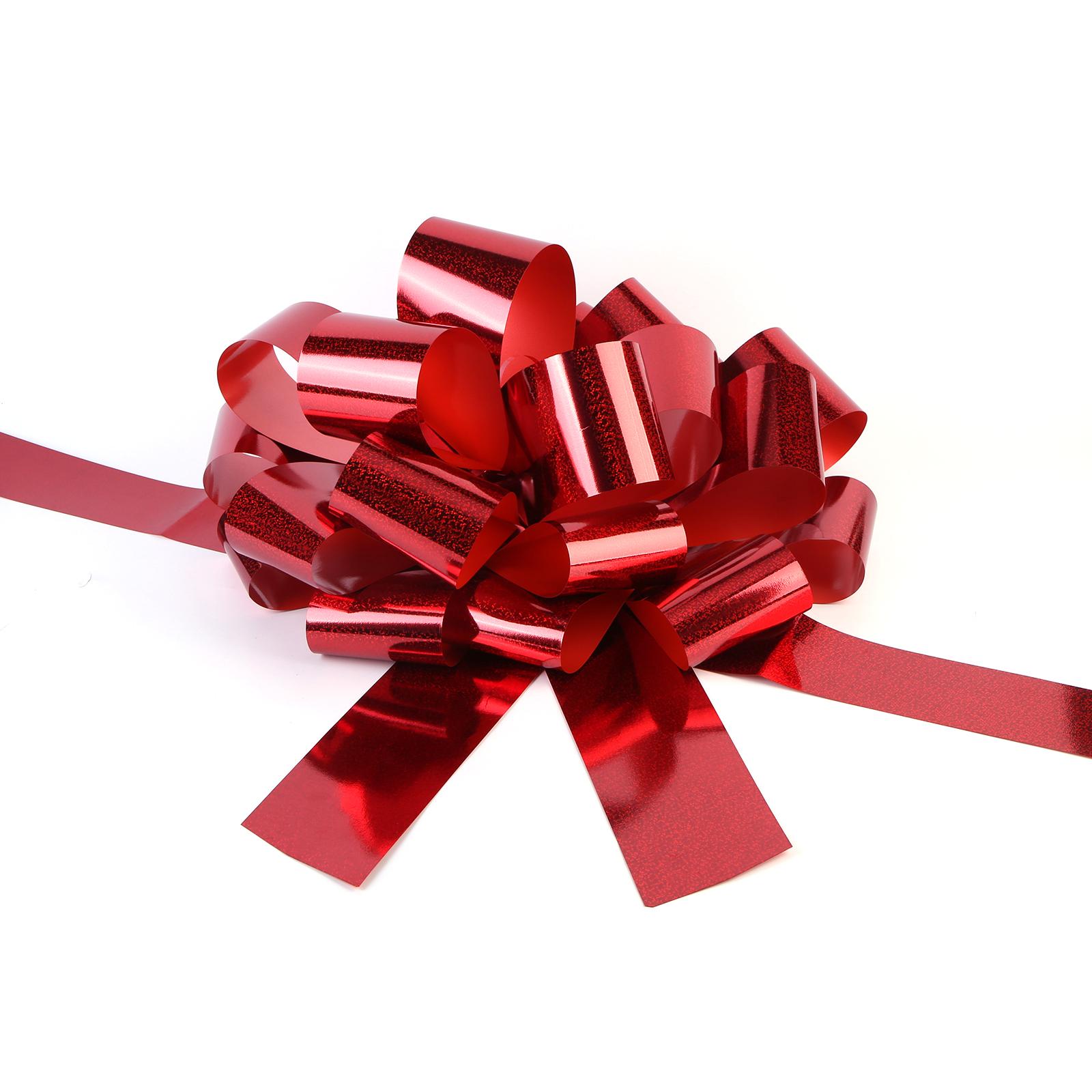 

18-дюймовый гигантский очень большой бант многоцелевые автомобильные ленточные банты-пуллы износостойкий бант на завязках для упаковки подарков для украшения дома China Mainland