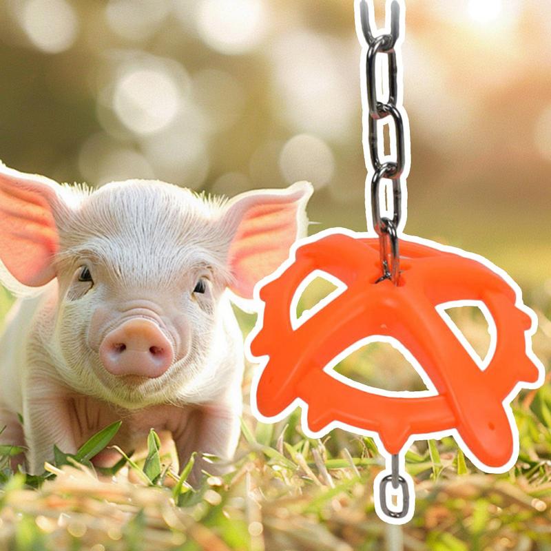 Livestock Chew Bite Toy Domestic Animal Anti-Fighting Toy High Strength Entertainment Device With Chain To Consume Excess Energy