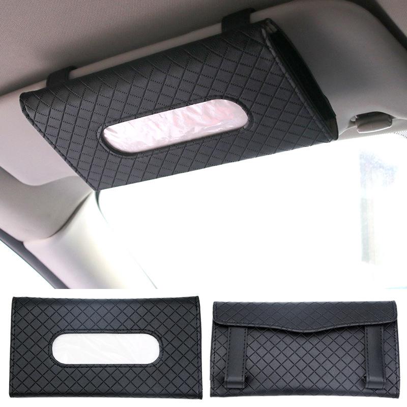 Car Visor Tissue Holder, Sun Visor Napkin Holder Backseat Tissue Case, Premium Car Tissue Box For Car, Car Tissue Holder
