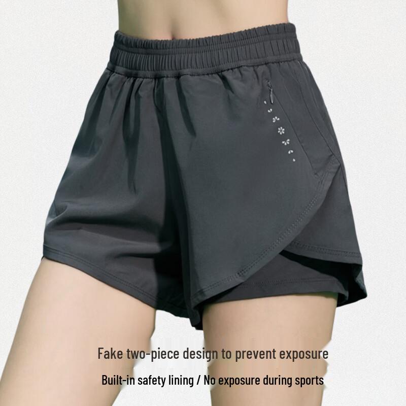 DRUR Women's 2-in-1 Athletic Shorts