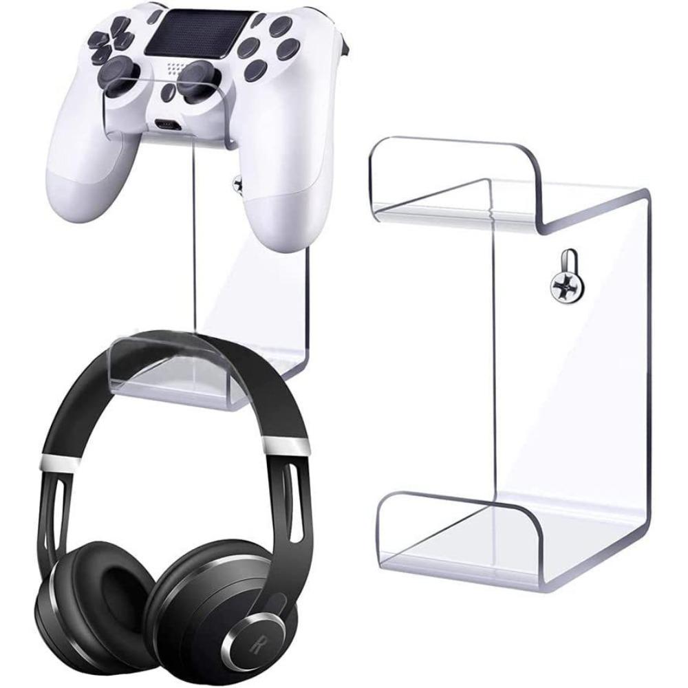Display Bracket Game Handle Bracket Space Saving Acrylic Headset Stand Hanger  Game Handle Storage