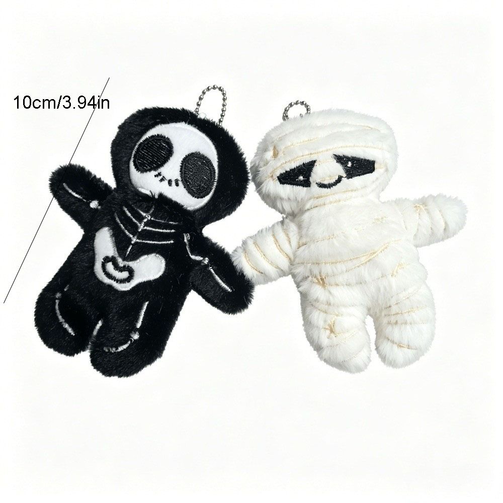 Gevulde Tas Hanger Skelet Sleutel Hangend Mode Halloween Pluche Sleutelhanger Tas Decoratie
