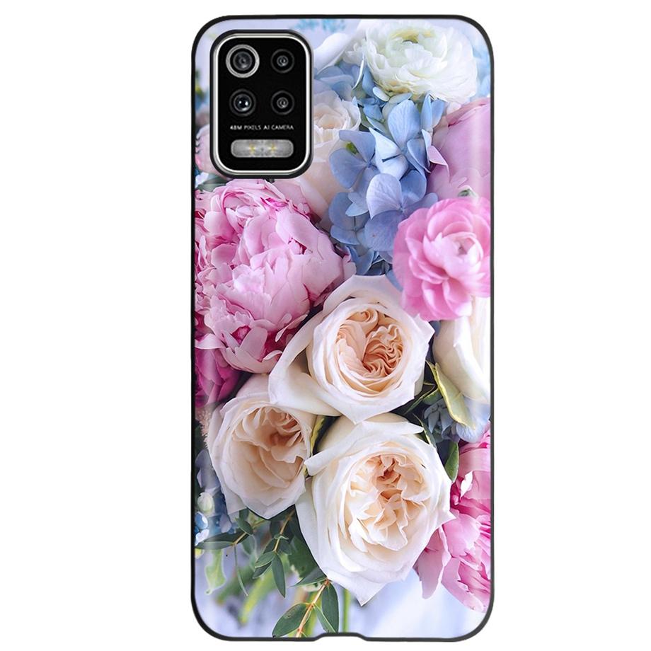 Phone Case For LG K42 K52 K62 K22 Case Soft Painted Luxury Silicone Black Cover For LG K62 Coque K 42 Shockproof Funda for LGK52
