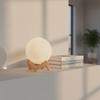 Soporte para Bola de Cristal Soporte de Exhibición de Madera Artesanía de Madera Base para Lámpara de Luna Soporte para Esfera de Vidrio Adorno de Escritorio para el Hogar