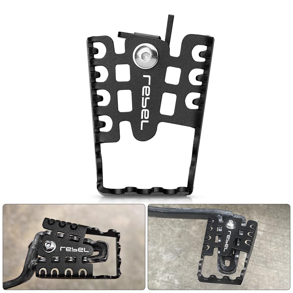 GRAKSOTO Motorcycle Brake Pedal Compatible Rebel 500 Rebel 300 CMX500