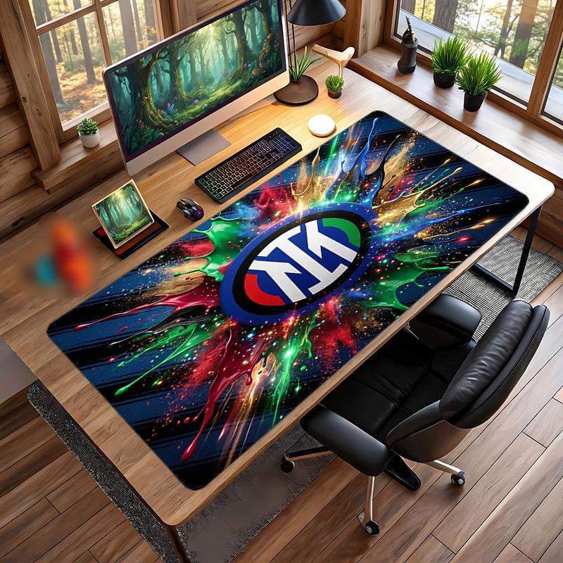 Borussia Dortmund Printed Large Mouse Pad, Non Slip Soft Rubber Gaming Desk Mat for Office Laptop Computer Decor