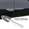 2Pcs Metal Car Sticker Benz Emblem Fender Blade Styling Badge Decal For Benz AMG W206 W220 Sprinter W169 W222 GLB EQB Class A180