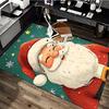 Christmas Santa Claus Chair Mat - Anime Cartoon Design, Non-Slip Carpet for Office, Home Decor, Living Room, Bedroom, Game Room & Dormitory.R078