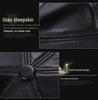 Haining Genuine Leather Sheepskin Men's Winter Beret with Ear Protection