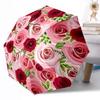 Floral Fantasy Garden Compact Travel Automatic Umbrella Compact 8-Rib weight weight Perfect for Outdoor Adventures Fashion Lovers