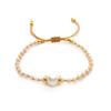 Faceted  Beaded Bracelet For Women  Natural Pearl Bracelets Jewelry Pulseras Femme Y2K Accessories