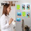 DIY Fridge Magnet Kit 10/20/50Pcs Kit, Clear Acrylic Magnetic Photo Frame with Picture Making Adhesive Backing, Custom Set for Crafts Decorative