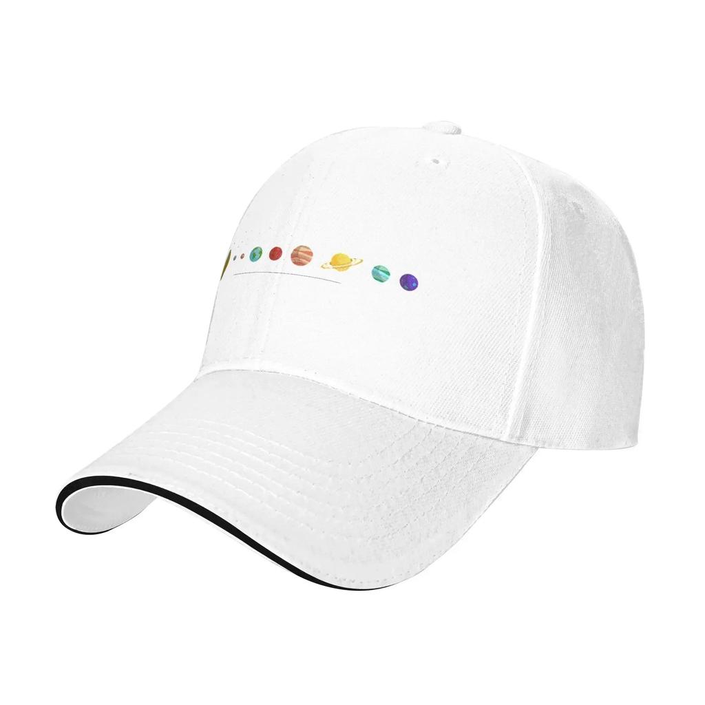 Summer Solar System Planet In Space Stars Baseball Cap Sun High Quality Design Washed Trucker Hat Unisex Men y2k Retro Caps