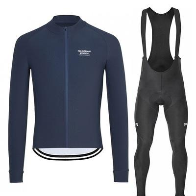 Autumn and Winter Long-sleeved Cycling Shirt Mountain Road Cycling Suit Strap Set 2026 Autumn Breathable Cycling Suit Set