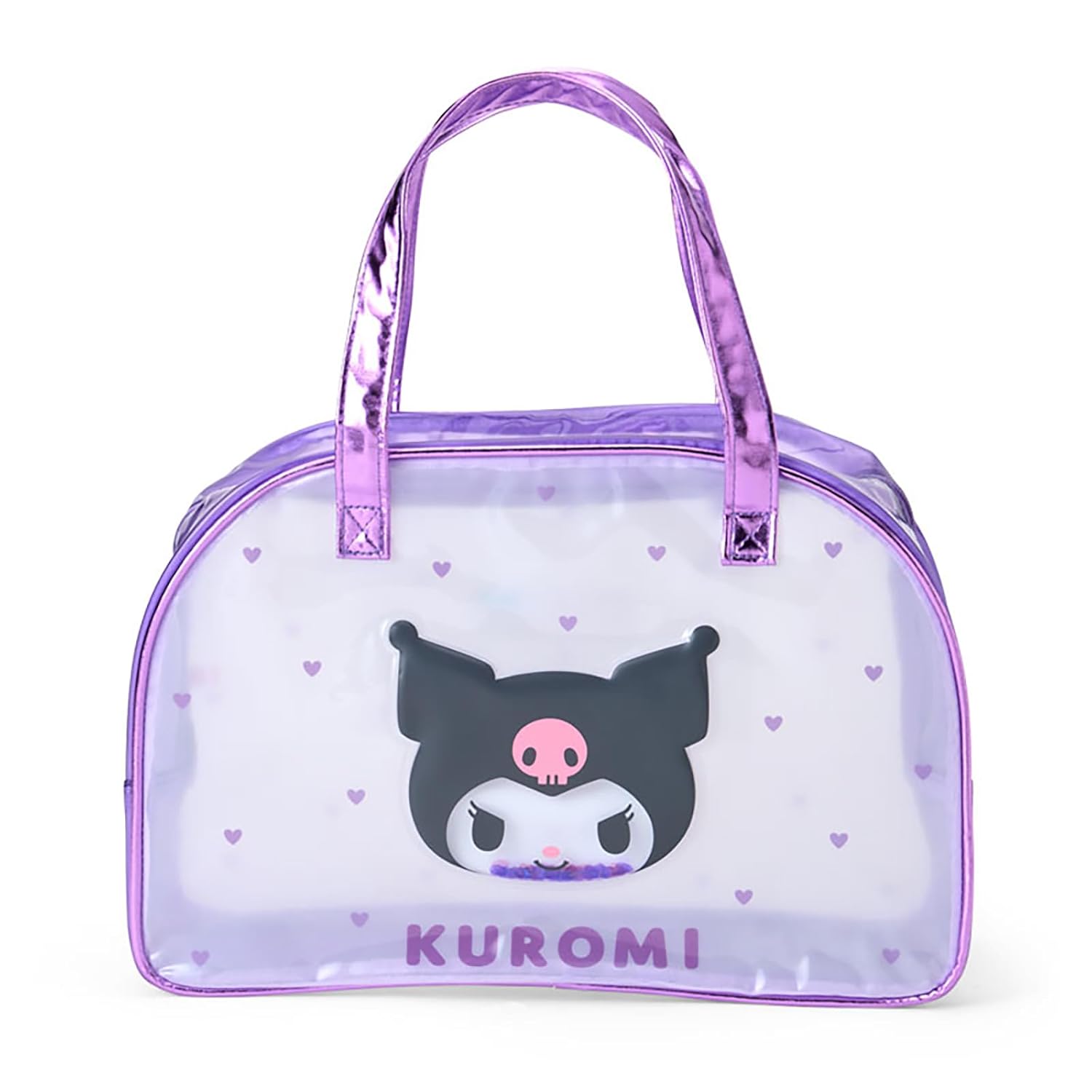 Sanrio Clear Boston Bag Kuromi 742244