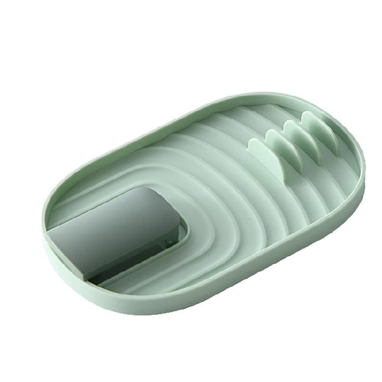 Space Saving Pots Lid And Spatula Holder Durable PP Materials Kitchen Rack Stand Organizers For Lid And Utensils Storage