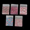 100Pcs Transparent Heart Bags Candy Cookie Self Adhesive Pouch Storage Package