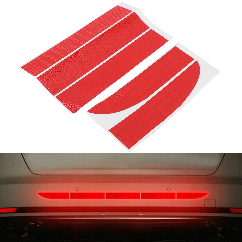 5PCS Strong Reflective Stripe Sticker High   Night Visibility   Waterproof
