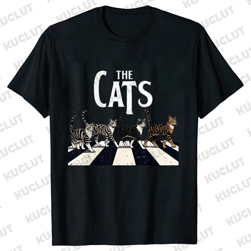 The Cat Lady Graphic T Shirts Unisex Funny for Cat Lovers T Shirt Summer Clothes Shirts Fashion Casual Short Sleeve Tees Shirts