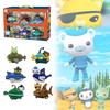 6pcs The Octonauts Toys Car Figure Barnacles Peso Kwazii Crew Car Toy Gift Kids
