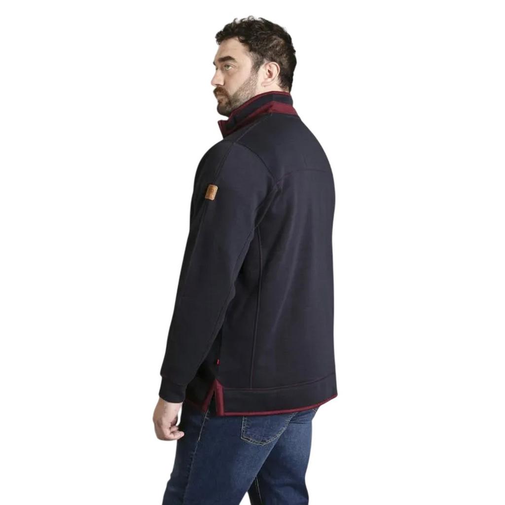Duke Mens D555 Leicester Quarter Zip Kingsize Fleece Top