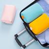 Large Capacity Cosmetic Bag Candy Colors Multifunctional Design Toiletry Storage Bag PU Leather Waterproof Makeup Organizer Box