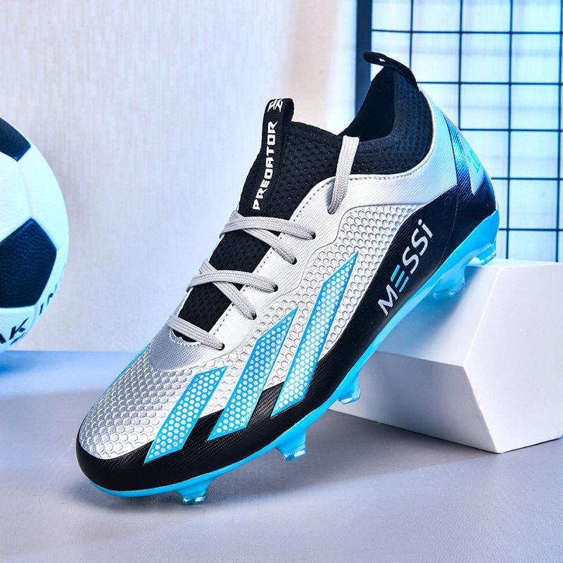 Summer New Football Shoes Youth Spike Training Shoes Primary And Secondary School Students Non-Slip Wear-Resistant Sports Shoes