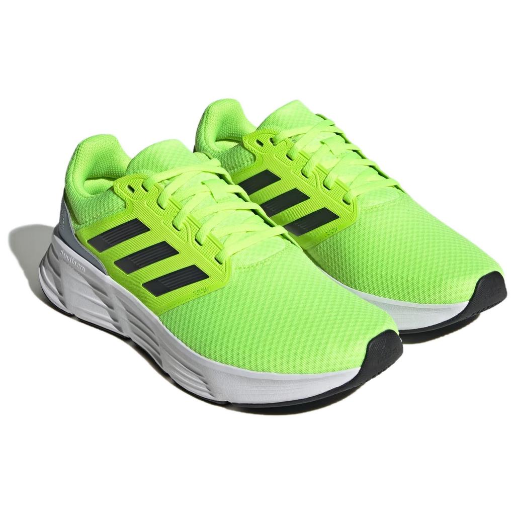 Adidas Galaxy 6 Comfortable Fashion Mesh Non-Slip Breathable Low-Top Casual Running Shoes Men Sneakers Green IE1976