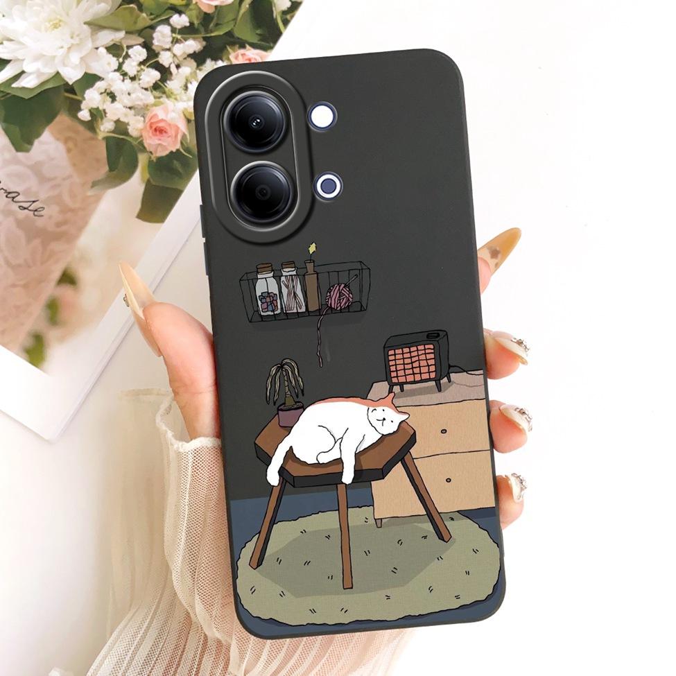 For Vivo Y05 Case Cover Luxury Fashion Cute Cartoon Funny Painted Silicone Funda For VivoY05 Casing