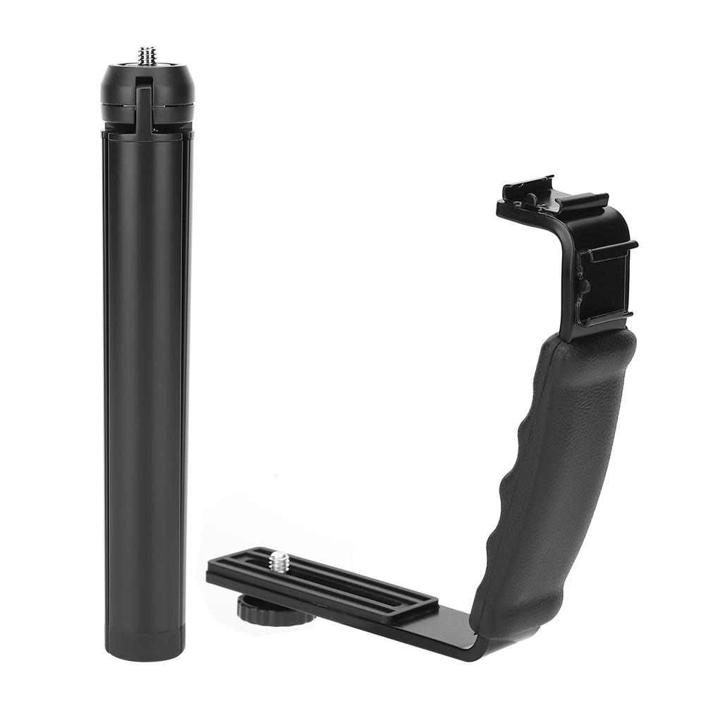 Tripod L Handle Bracket Fit for DJI OM 4 Osmo Mobile 2 3 Handheld Stabilizer Accessory