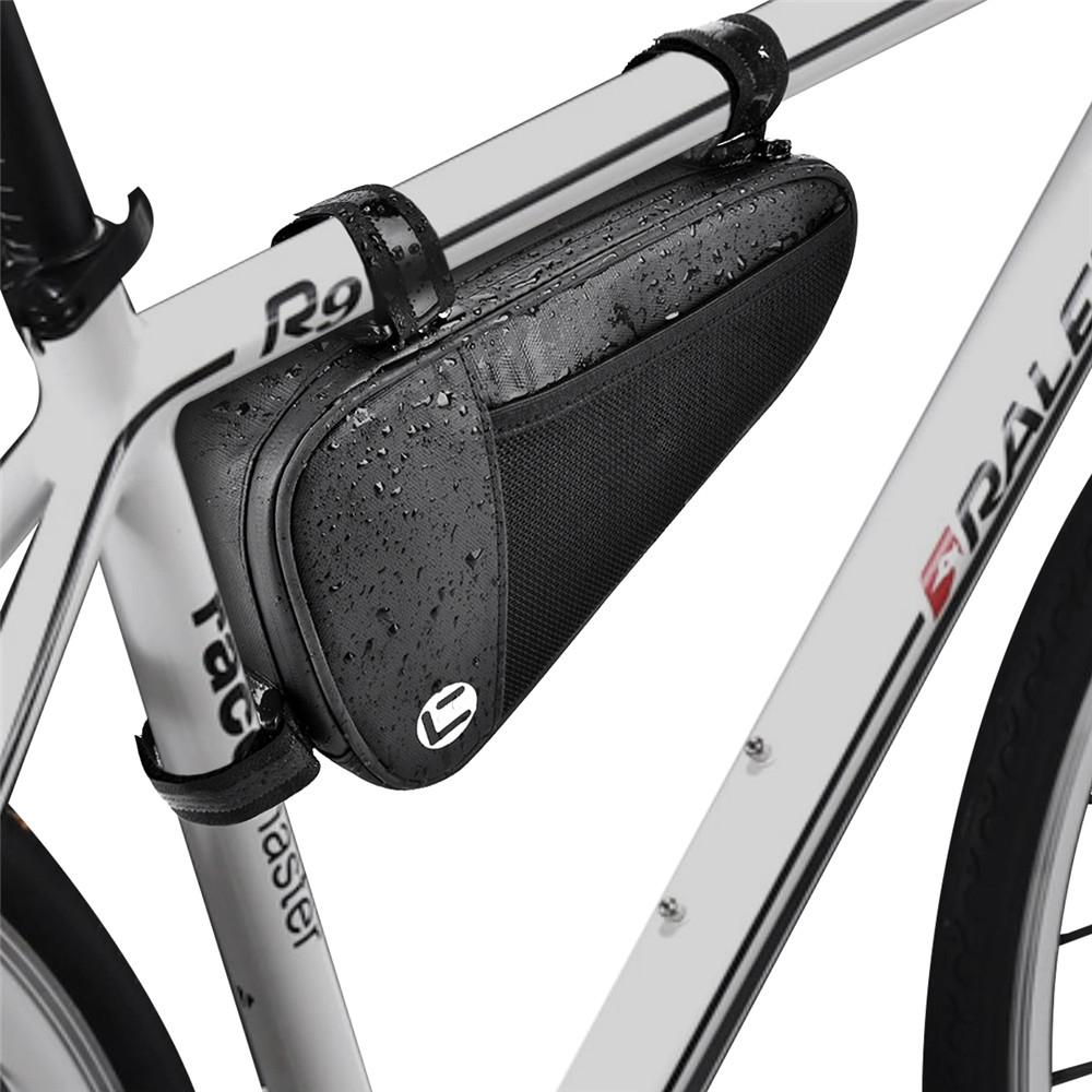 

Сумка на треугольную раму велосипеда, водонепроницаемая светоотражающая сумка для хранения передней верхней трубки велосипеда для езды на велосипеде