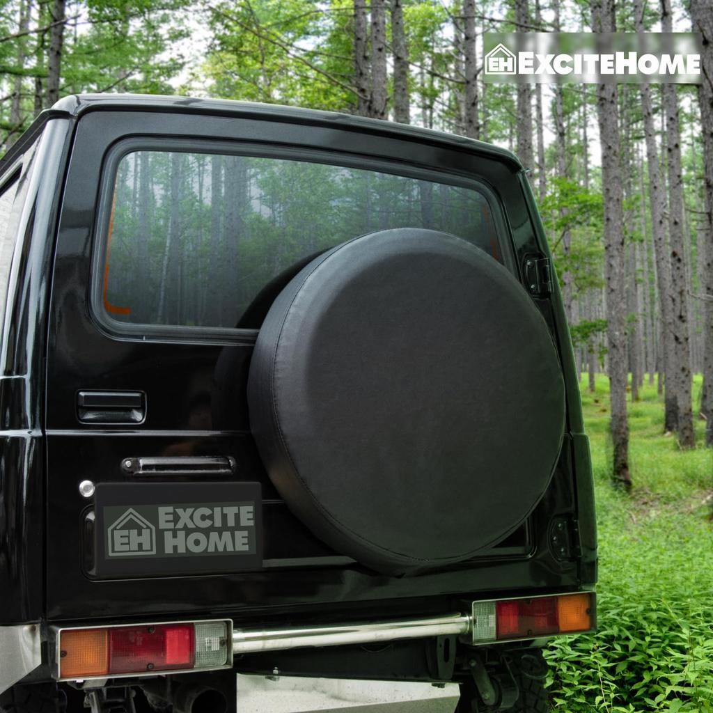 EXCITEHOME JB23 JA22 JA12 JA11 JA71 JB64 Genuine Size Spare Tire Cover, Waterproof, Dustproof,