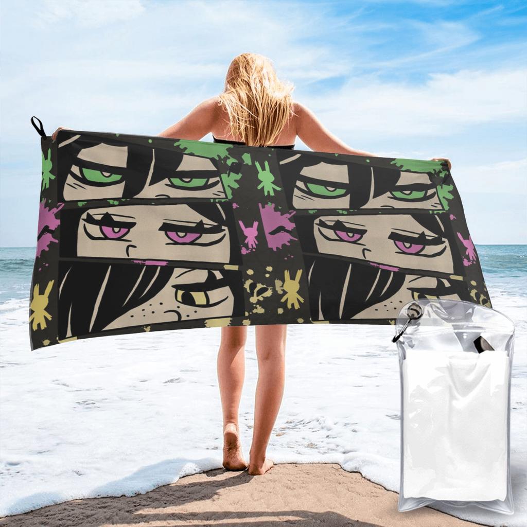 Ashley And Andrew The Coffin Of Andy And Leyley Beach Towel Soft Microfiber Quick Dry Absorbent Quick Towels For Swimming