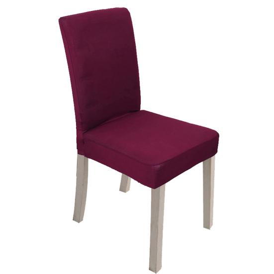 Talos Home Restaurant einfarbige, elastische, staubdichte Schutzhülle für Esszimmerstühle