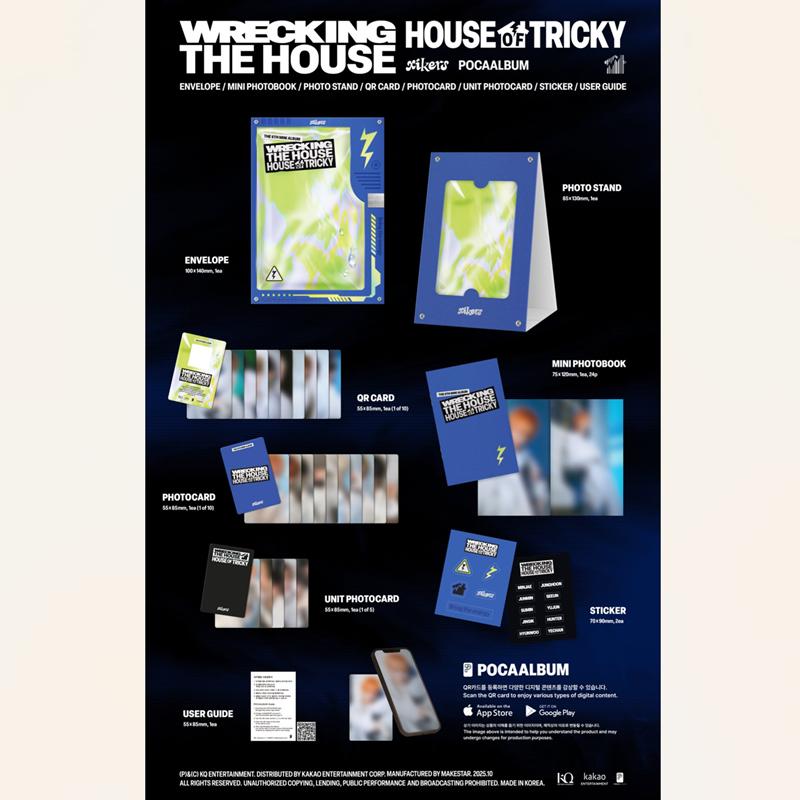 [Pre-order] xikers - 6TH MINI ALBUM [HOUSE OF TRICKY : WRECKING THE HOUSE] POCAALBUM(Online Benefit)