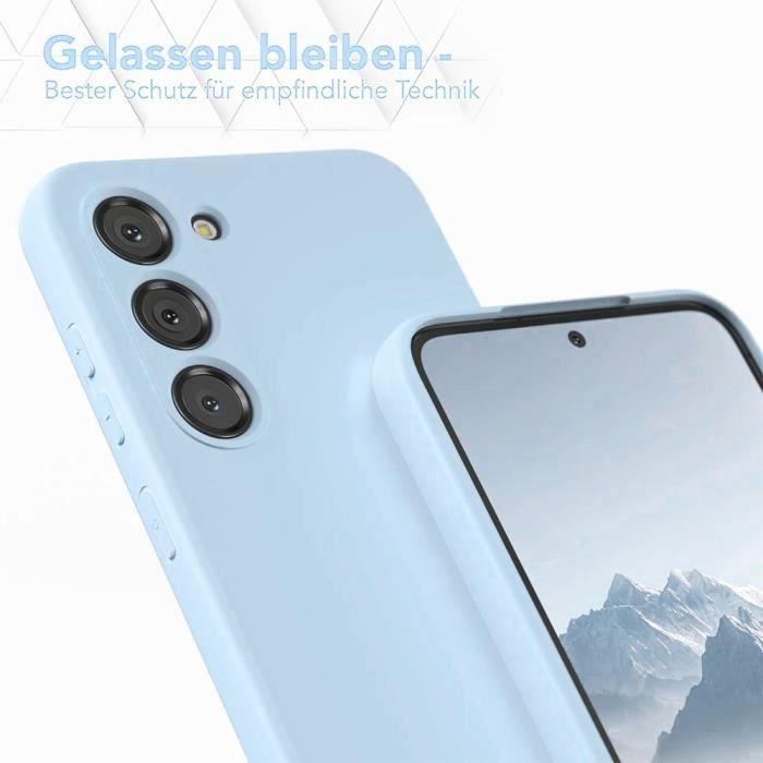 Coque - Samsung - Galaxy A52/A52s 5G - Silicone TPU - Antichoc - Anti-Rayures - Bleu Ciel