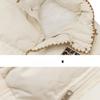 Embroidery Design Puffy Coat Women Winter Loose Cotton Jacket Warm Outwear Fashion