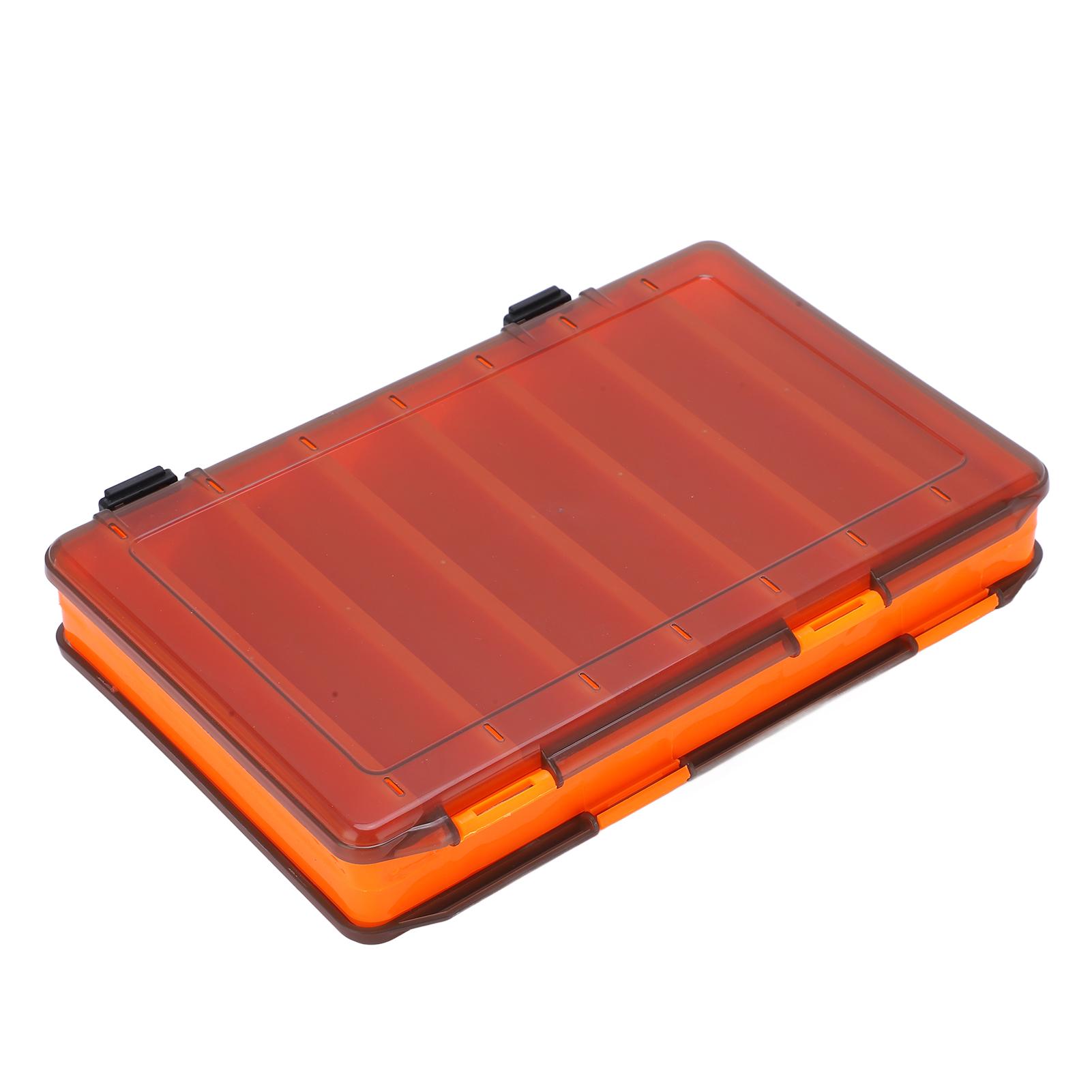 

Коробка для рыболовных снастей двухсторонняя пластиковая коробка-органайзер для хранения приманок с портативной ручкой для улицы