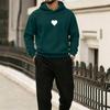 Men's Hawaiian Print Hooded Sweatshirt Casual Pullover