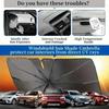 Car Sunshade Umbrella For Heat Insulation Shade Protector Parasol Car Summer Sun Interior Windshield Protection Supplies
