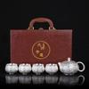 Year of the Dragon Sterling Silver 999 Teapot: Pure Handmade High-End Gongfu Tea Set Souvenir