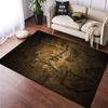 The Middle Earth Map Ring Pattern Area Rug Large Carpet for Living Room Bedroom Sofa Doormat Decoration,kids Non-slip Floor Mat