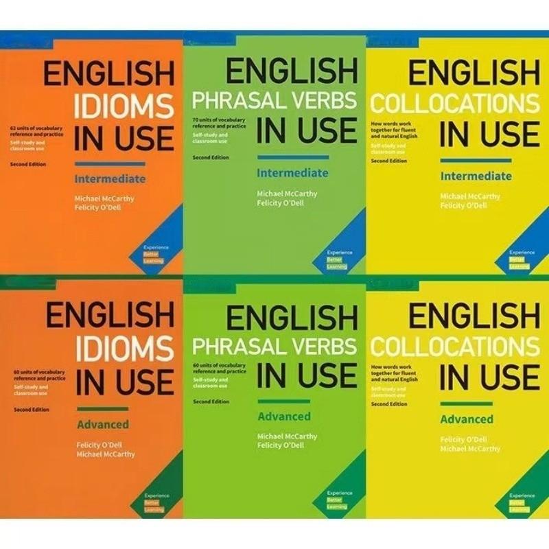 3 Book English Color Printing English Vocabulary In Use Collocations Idioms Phrasal Verbs Intermediate Advanced book
