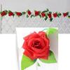 230cm Konstgjord blomma Rose Vine Hängande Garland Party Hem Bröllop Väggdekor