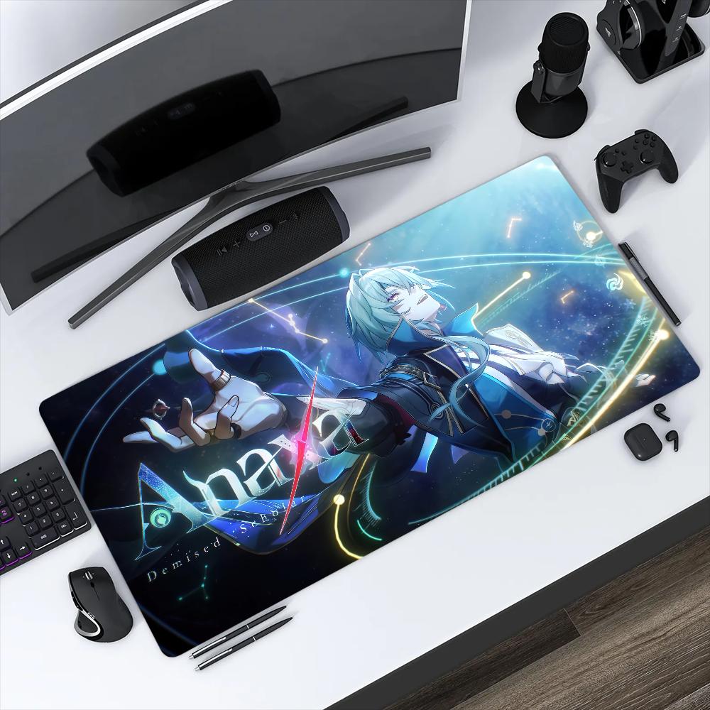 Game Honkai Star Rail Anaxa Mouse Pad Non-slip Thickened Large Writing Lockedge Office Student Gaming Cushion MousePad