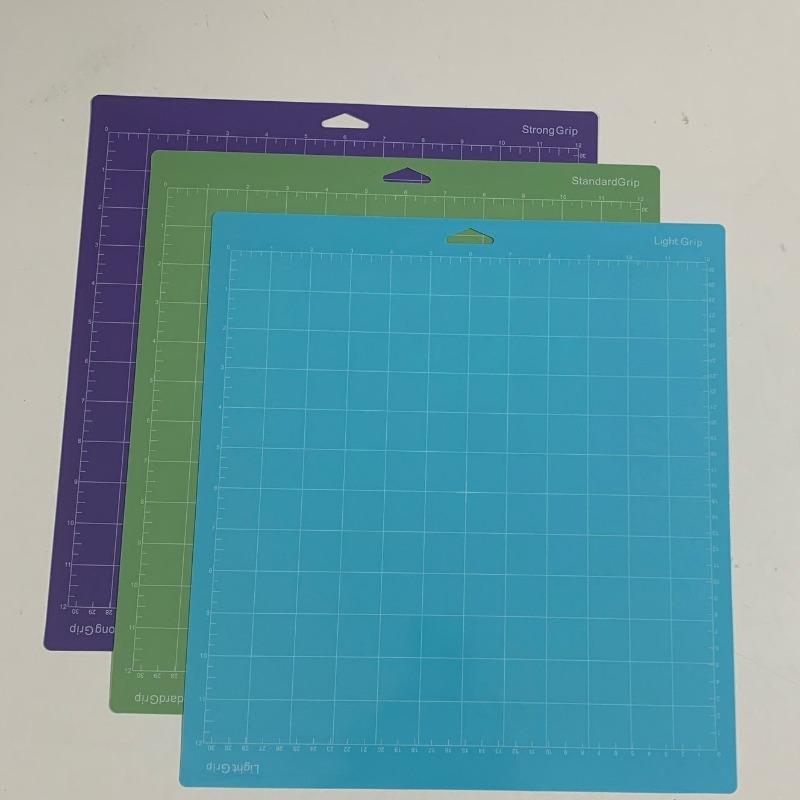 Multi-color PVC Engraving Machine Pad 12* 12-inch Adhesive Engraving Machine Pad Manual Diy Cutting Pad